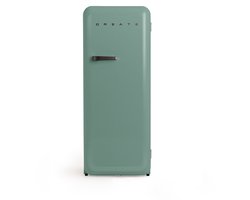 CREATE - Koelkast in retrostijl - Sage - Handvat Zwart - FRIDGE RETRO 281L