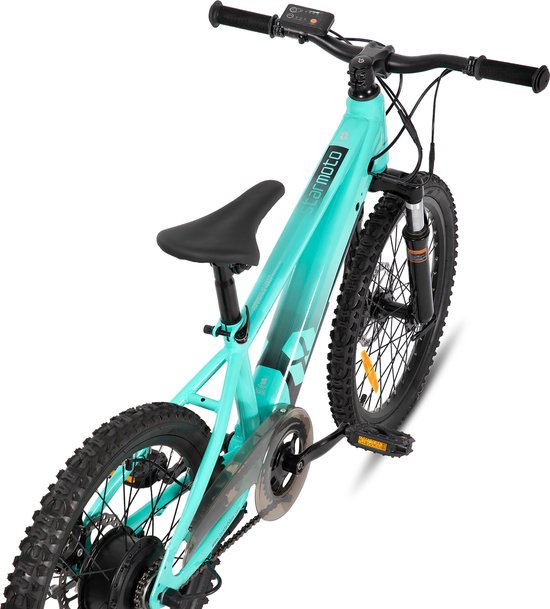 JOYSTAR Elektrische Fiets E-Bike - 20 Inch - Voor Kinderen/Tieners - 250W Motor - 1 Versnelling - Spaakwiel - Mechanische Schijfremmen - Groente van JOYSTAR — afbeelding 3