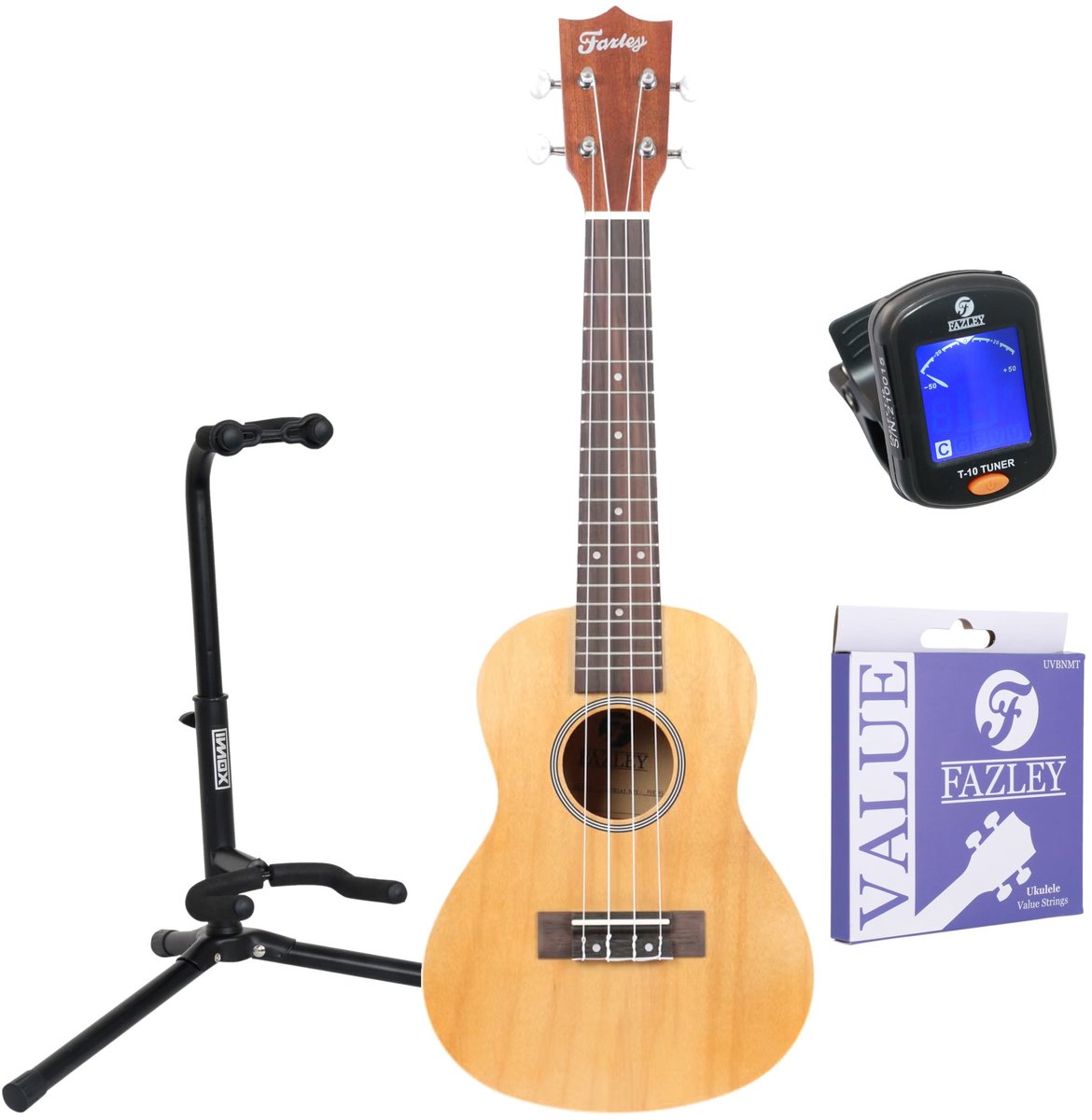 Fazley FUK118NT concert ukelele starterset