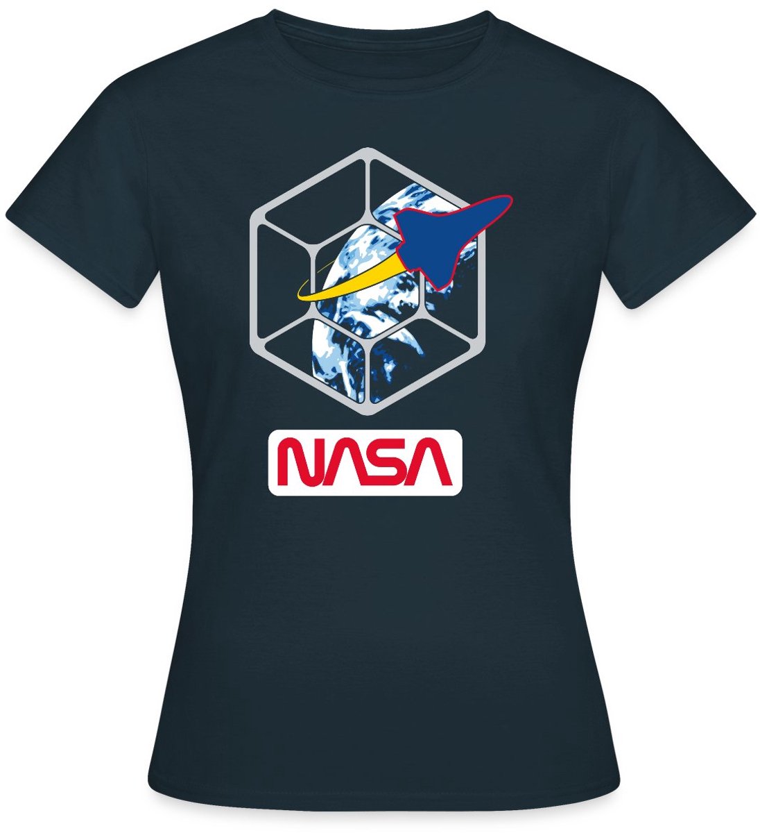 NASA-baan om de aarde T-Shirt Dames