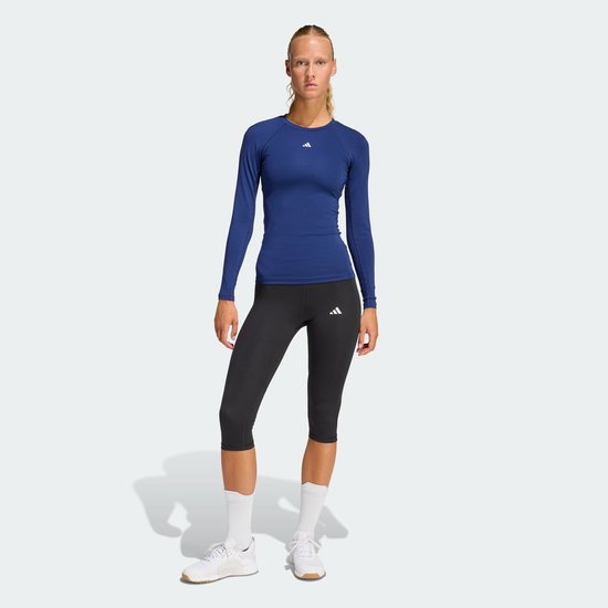 Adidas Performance Techfit Capri Legging - Dames - Blauw van Merkloos — afbeelding 5