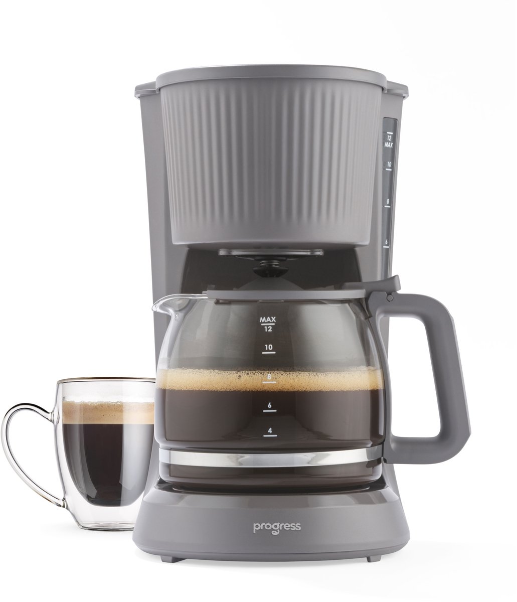Progress Mellow Filter Koffiezetapparaat - 1,5L - 750W - Grijs