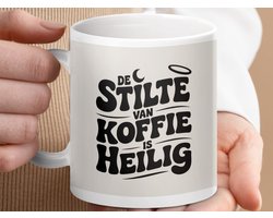 Mok De Stilte van Koffie is Heilig, Koffie Mok, Grappige Koffie Mok, Koffie Quote, Koffie Cadeau, Koffieliefhebber, Nieuwe Mok