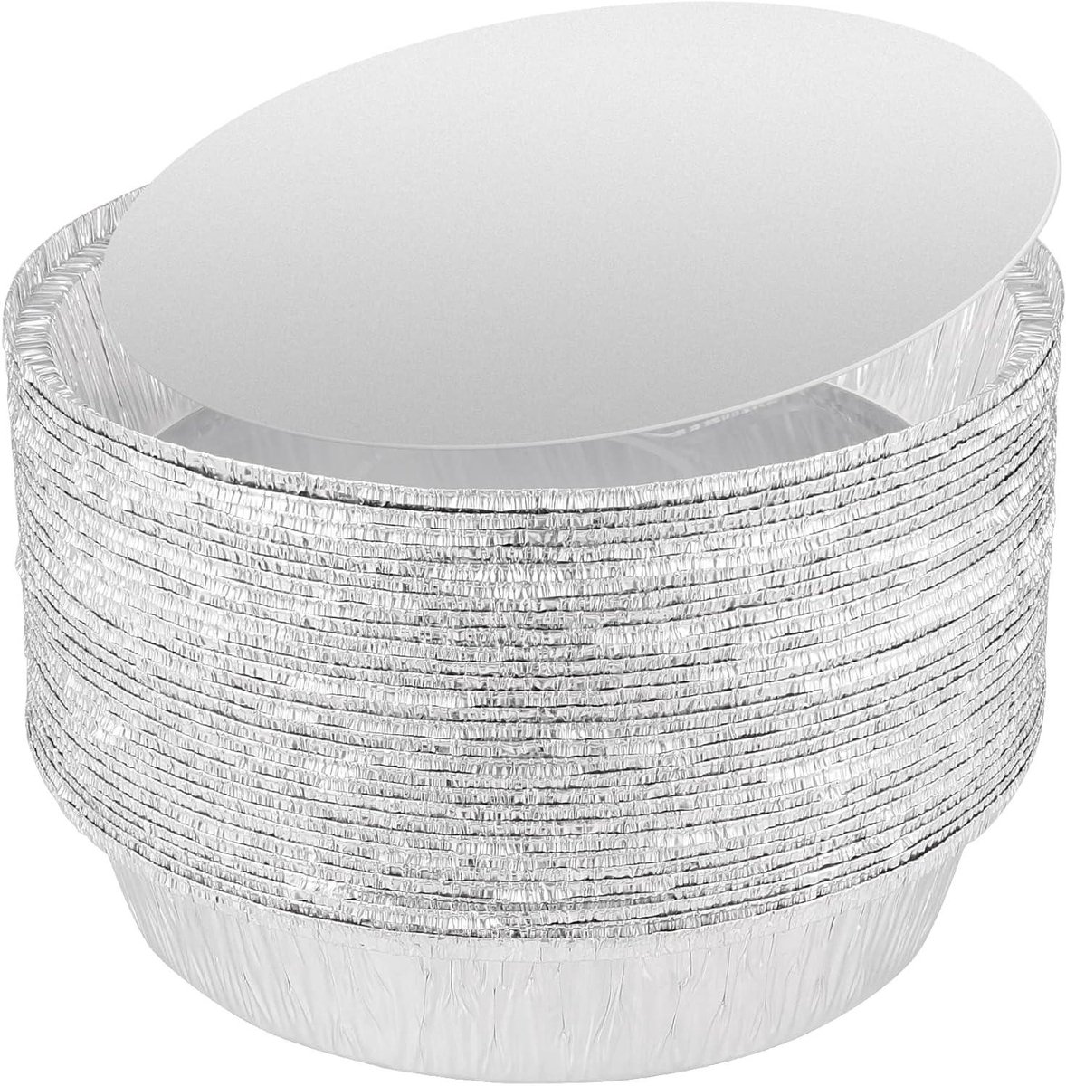 EGoods - Aluminium Bakfolie Trays voor Muffin Gevallen en Mini Ei Tart Gevallen - 100 stuks