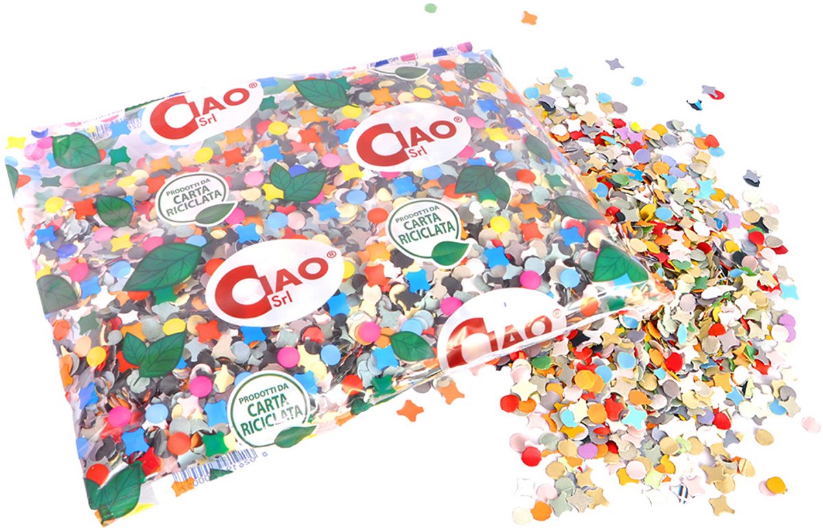 Boland - Zak confetti Party 200 g Multikleur - Verjaardag, Tienerfeestje, Kinderfeestje, Jubileum, Carnaval