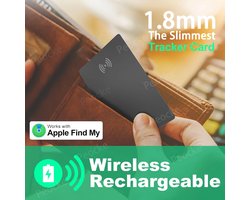 Smart Tag - Anti-verlies Kaart - Locatie Tracking - Draadloos Opladen - GPS Tracker - Voor iPhone Gebruikers - Model IP67