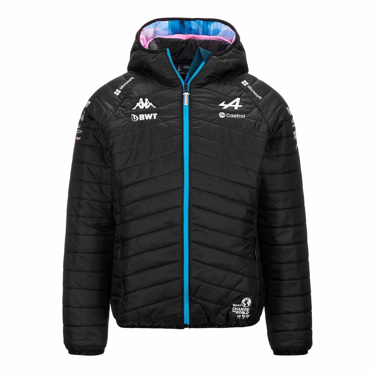 Hooded jacket Alpine F1 Aboucou 2024 Zwart