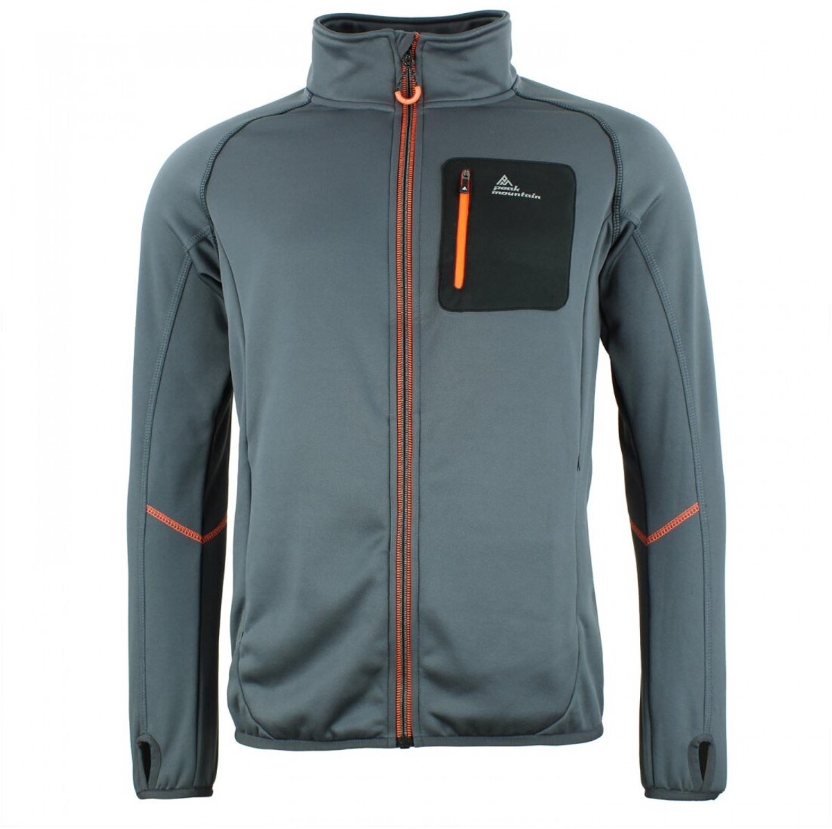 Polarshell jas Peak Mountain Grijs