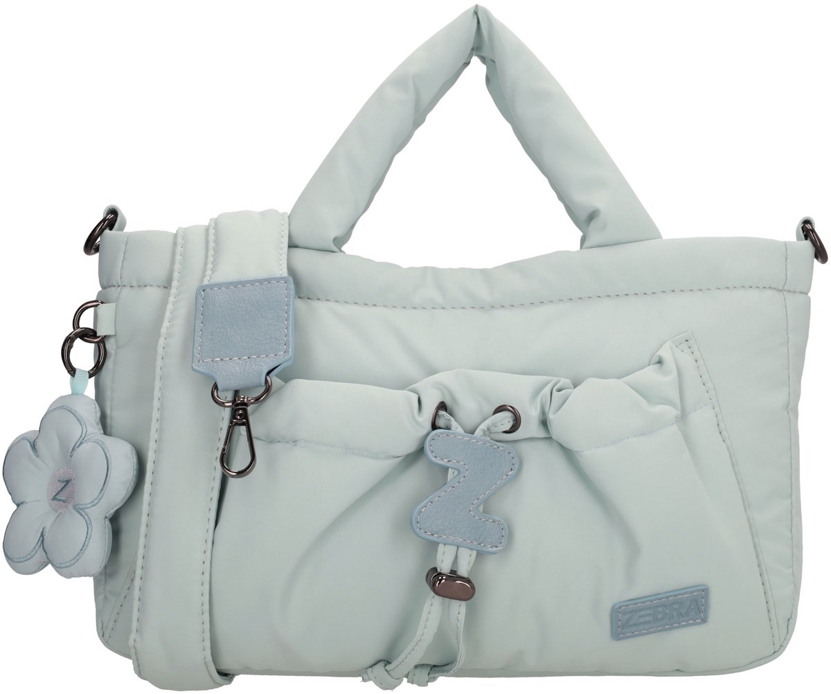 Zebra Trends Juna Handtas - Schoudertas - Puffy - Dames - Crossbody - Lichtblauw