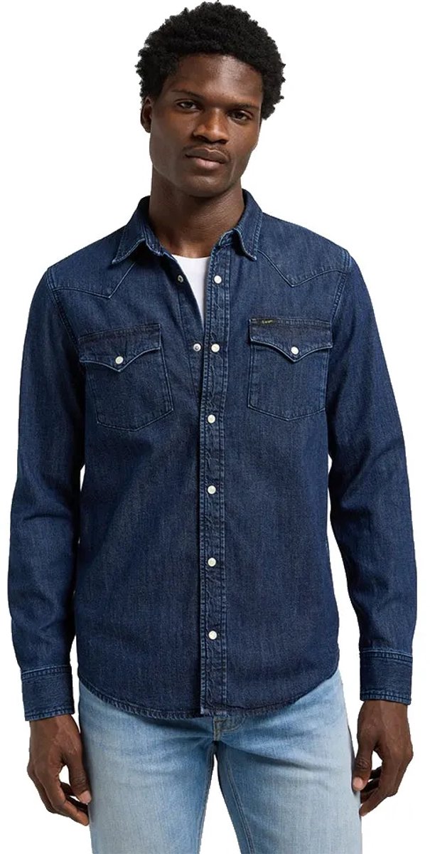 Lee Western Regular Fit Overhemd Met Lange Mouwen 3XL Man Mid Stone