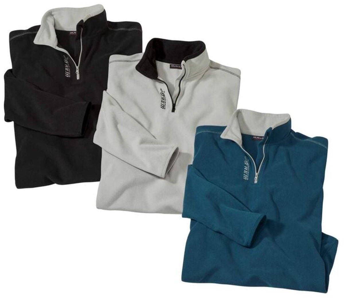 ATLAS FOR MEN - 3-pack microfleece sweaters X-trem by Atlas® - Heren - Verkrijgbaar in grote maten - 5XL