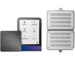 Ledger Flex Neptune Blue Voordeelbundel + Ledger Recovery Key + Ellipal Seed Phrase Steel - Crypto Hardware Wallet met Touchscreen