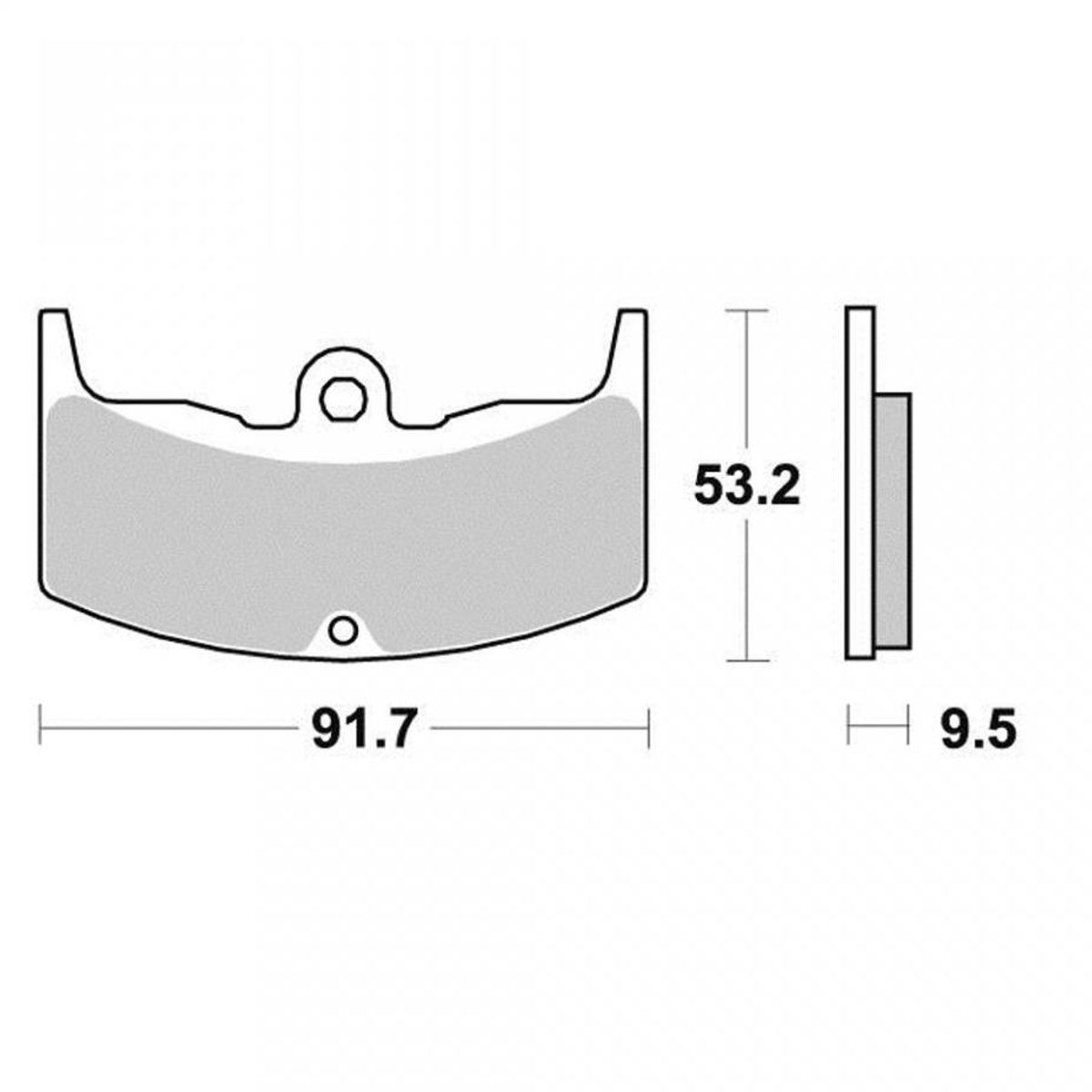 Plaquette de frein Vesrah pour Moto Honda 500 Vt E 1983 à 1985 Neuf