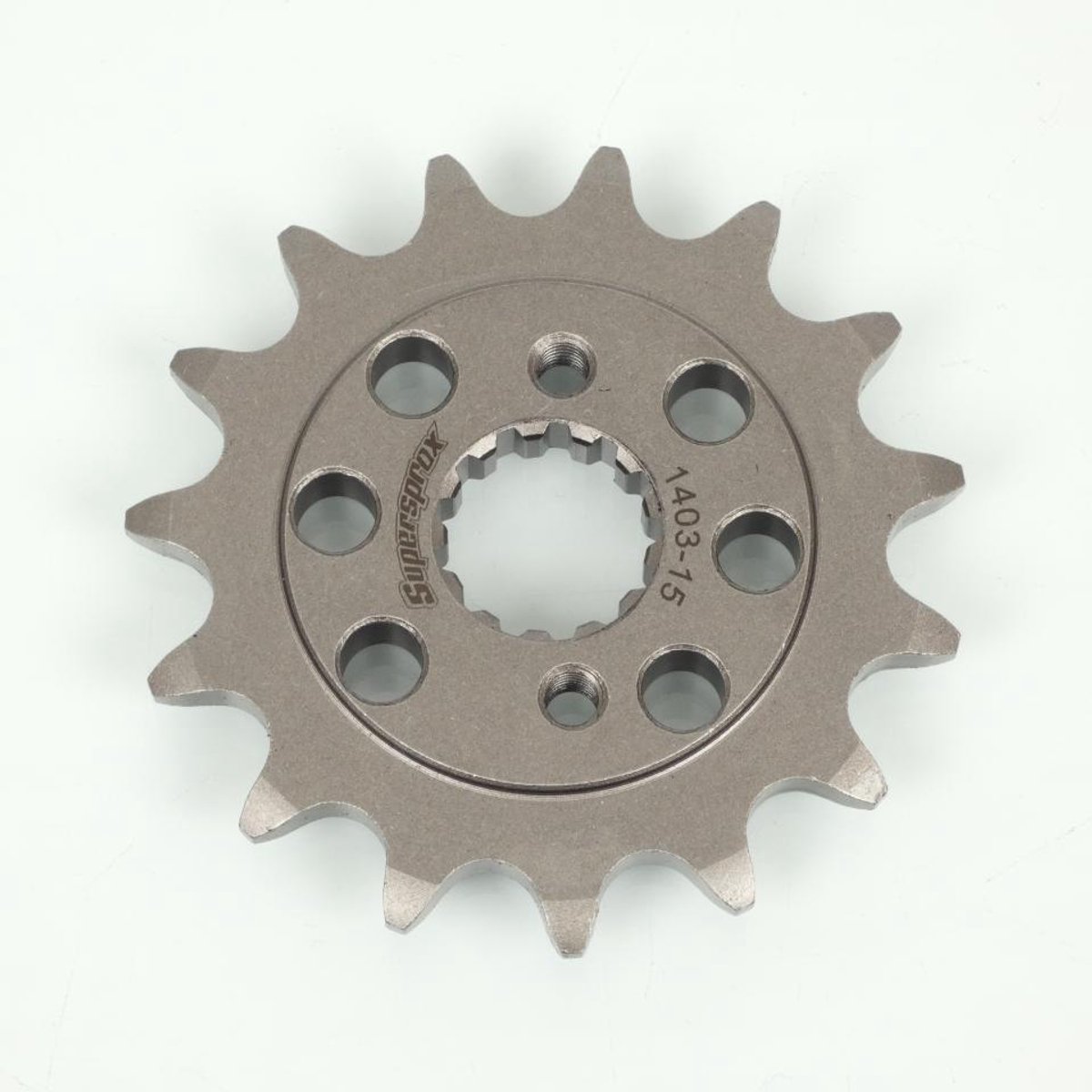 Pignon de sortie de boite SUPERSPROX pour Moto KTM 390 Adventure 2020 à 2024 15 dents Pas 520 Neuf