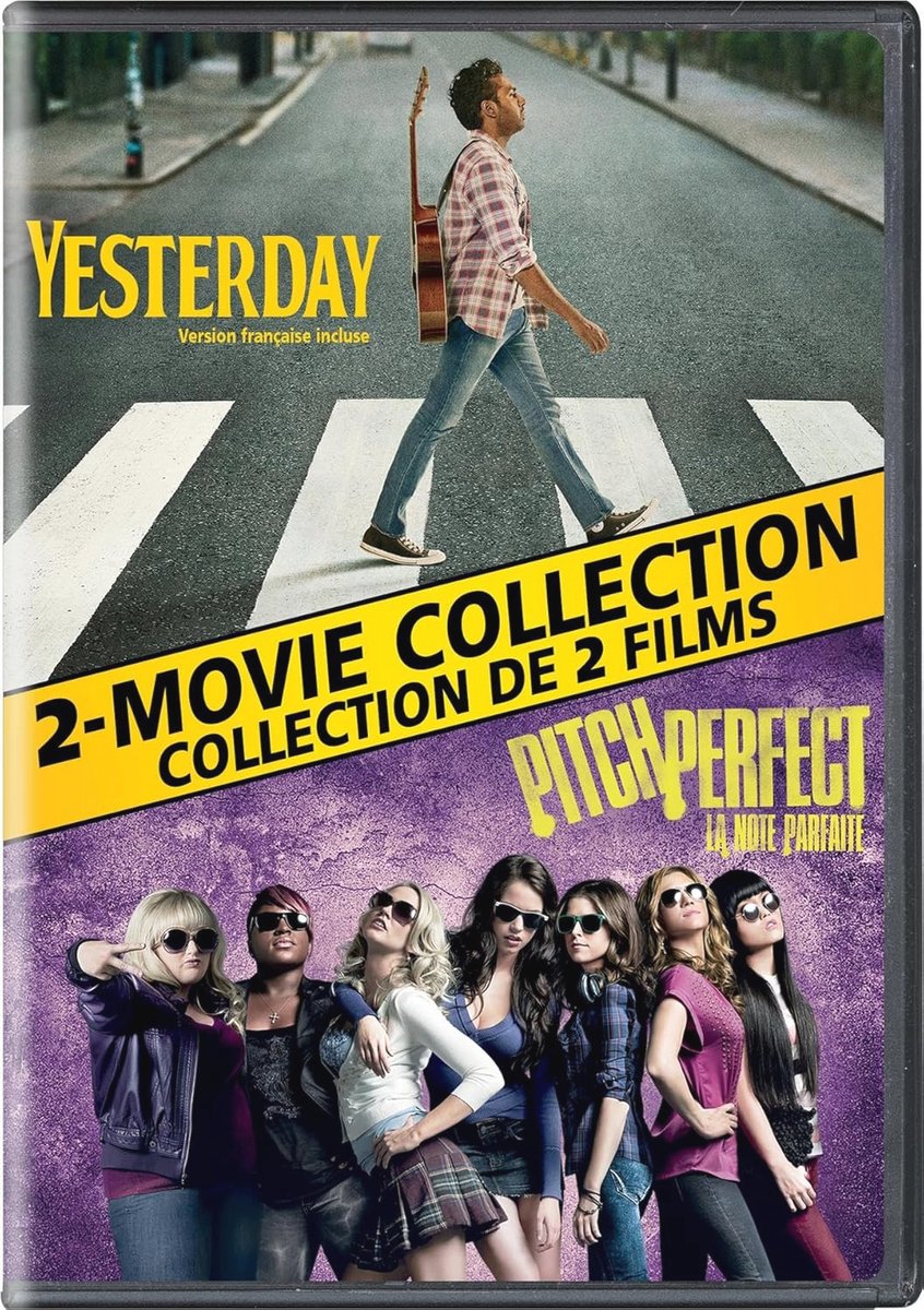 Yesterday en Pitch Perfect Film Collectie - 2 Disc Set - Regio Vrij