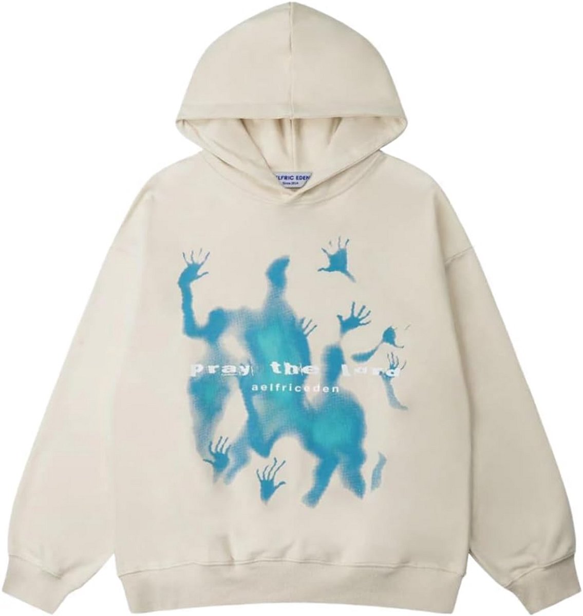 Heren Halloween Skull Hoodie Gedrukt Sweatshirt met Zakken Lange Mouwen Casual HipHop Jas