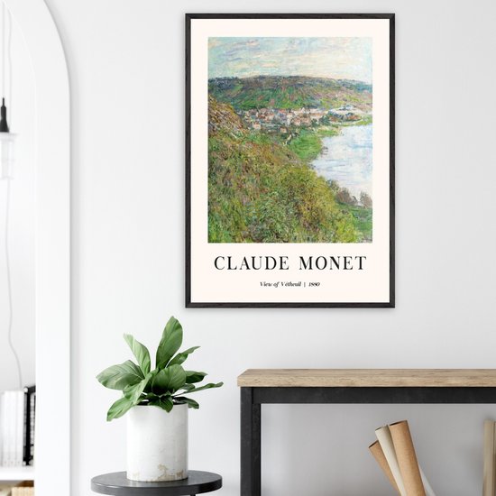 Affiche Claude Monet - Vue de Vétheuil 50x70 cm