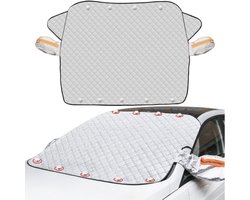 1 stuk - Winter voorruithoes - Magnetische sneeuwhoes - Sneeuwhoes voor de auto - Magnetische voorruithoes - Antivriesfolie voor de voorruit - Bescherming tegen sneeuw en vorst - Bescherming tegen de zon - Alle seizoenen - Zilver - 170x143 cm