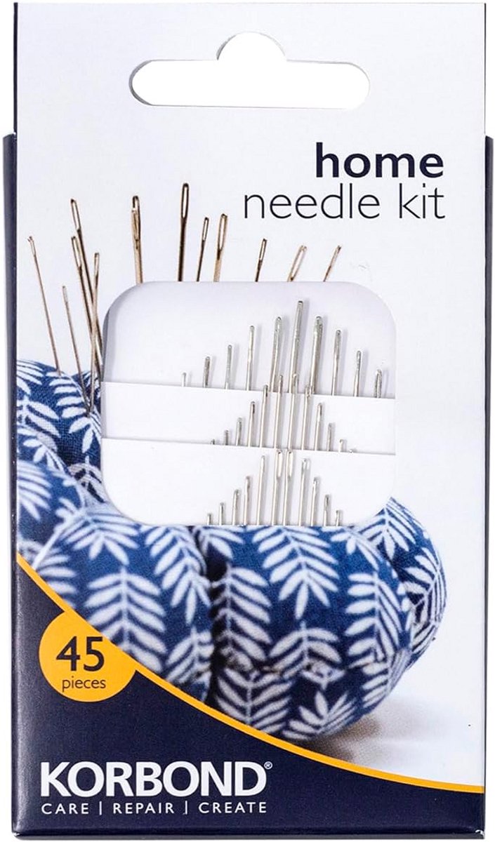 45-delig assortiment huissets voor handnaaien, herstellen en knutselen