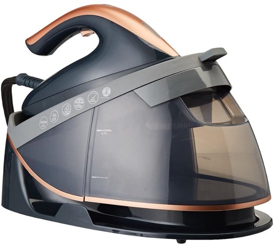 RVV® Strijkijzer met stoomgenerator - strijkijzer met stoom - Strijkijzer - Grijs - ‎44cm x 32cm x 25cm