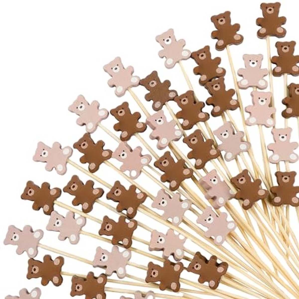 200 Stuks Bamboe Cocktail Picks Voor Kinderen en Feestjes