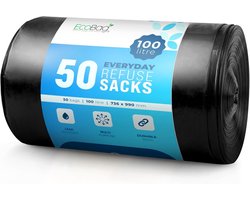 Zware afvalzakken 100L - EcoBag