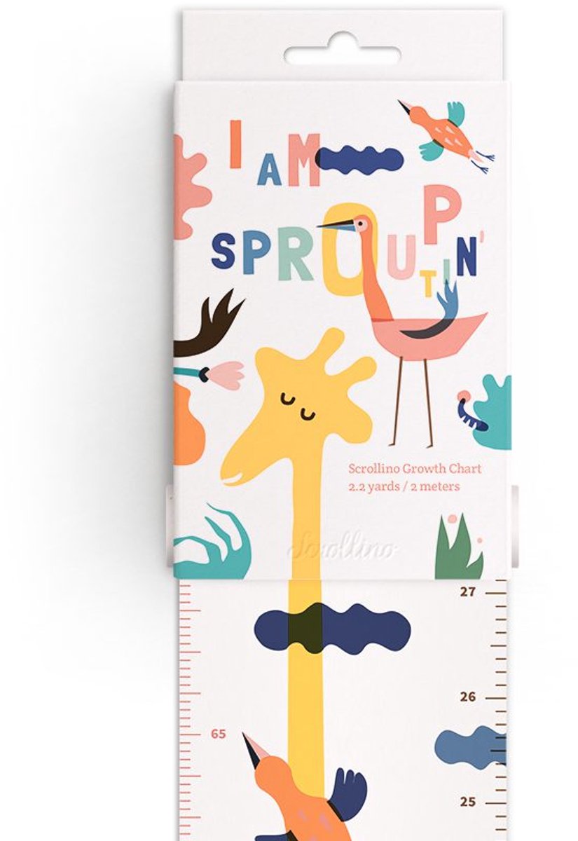 Scrollino I am Sproutin’ Up - Groeimeter