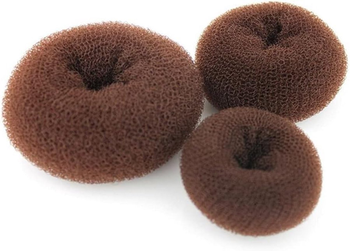 Haar Bun Maker Set - 3 Delige Donut Shaper Ringen voor Mooie Kapsels