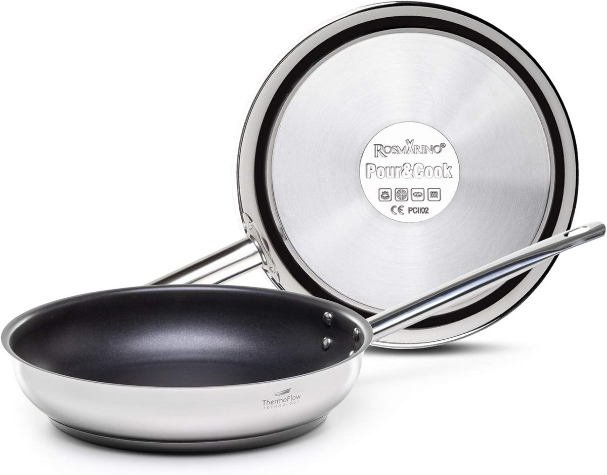 Professionele koekenpan 24 cm met uitstekende warmteverdeling en duurzame coating