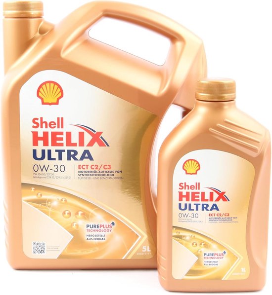 Shell Helix Ultra ECT C2/C3 0W30 - 5 Liter + 1 Liter