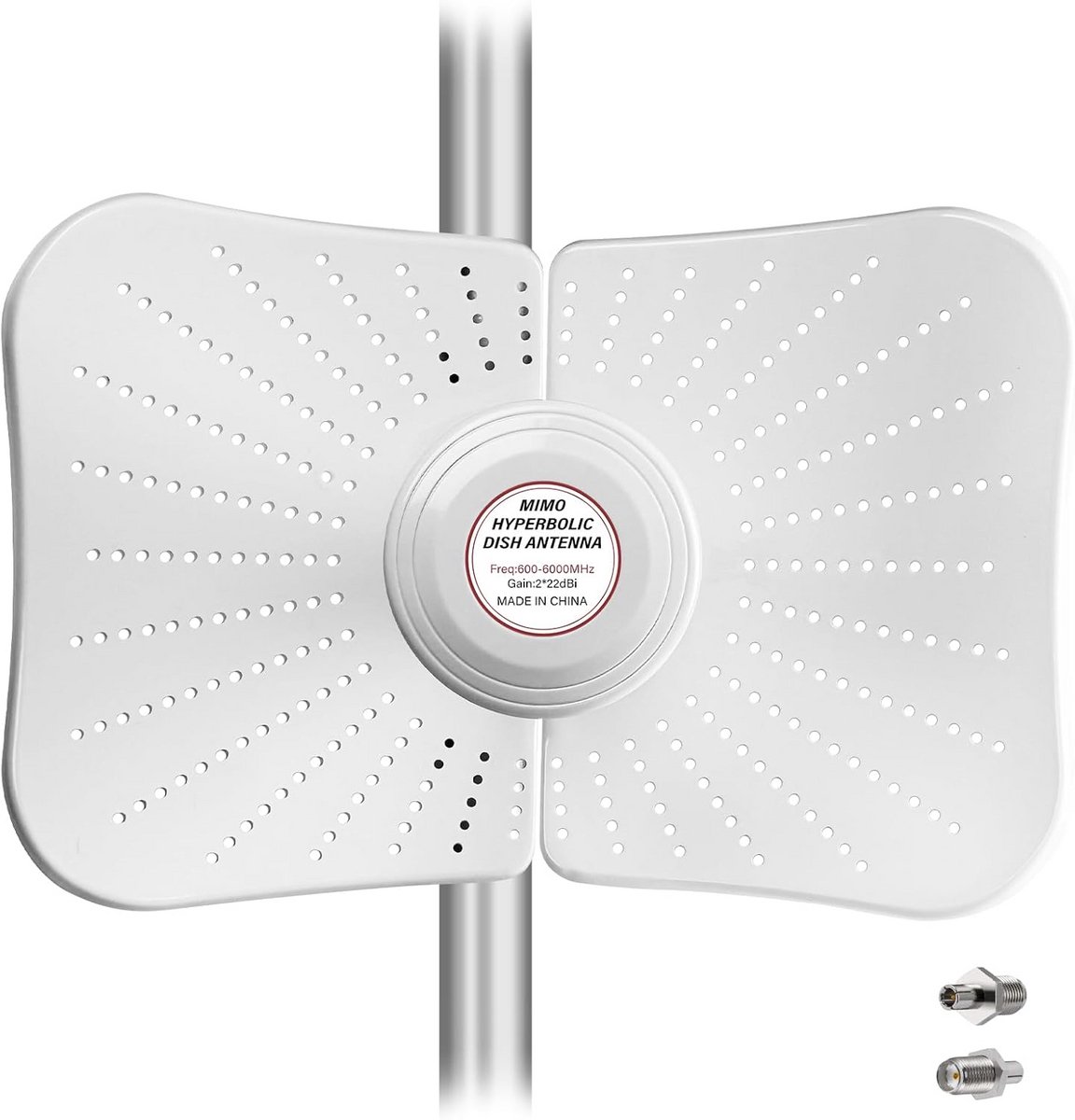 Outdoor 5G Antenne - Dual Polarisatie, Directionele Antenne met Tot 22 dBi Versterking en Compatibiliteit voor Routers en MIMO SMA