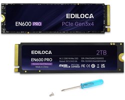 Interne SSD 2TB PCIe 3.0x4 NVMe M.2 2280 tot 3500MB/s met Grafeen Koeling