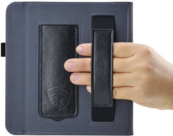Hoesje Geschikt voor Kobo Libra Colour Sleepcover Luxe Hoes Zwart - ereader hoesje - cover van Hoesje  — afbeelding 4