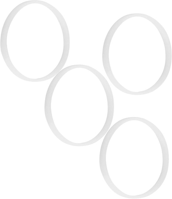 Pakking voor Juicer Blender - Vervangende Afdichting - Rubberen O-ring - 10cm - Wit - Keukenapparaat Accessoire - Duurzaam - Onderdeel Blender - Mixer van Merkloos — afbeelding 2