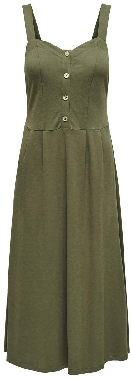 ONLY - ONLJANY S/L BUTTON DRESS JRS - Dames - Maxi jurken