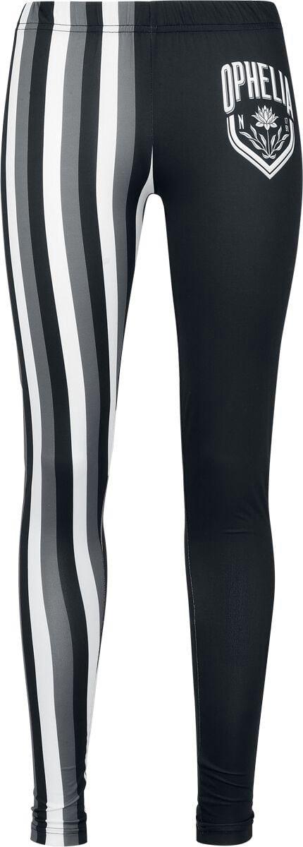 Wednesday Ophelia Dames Legging - zwart/wit - XXL