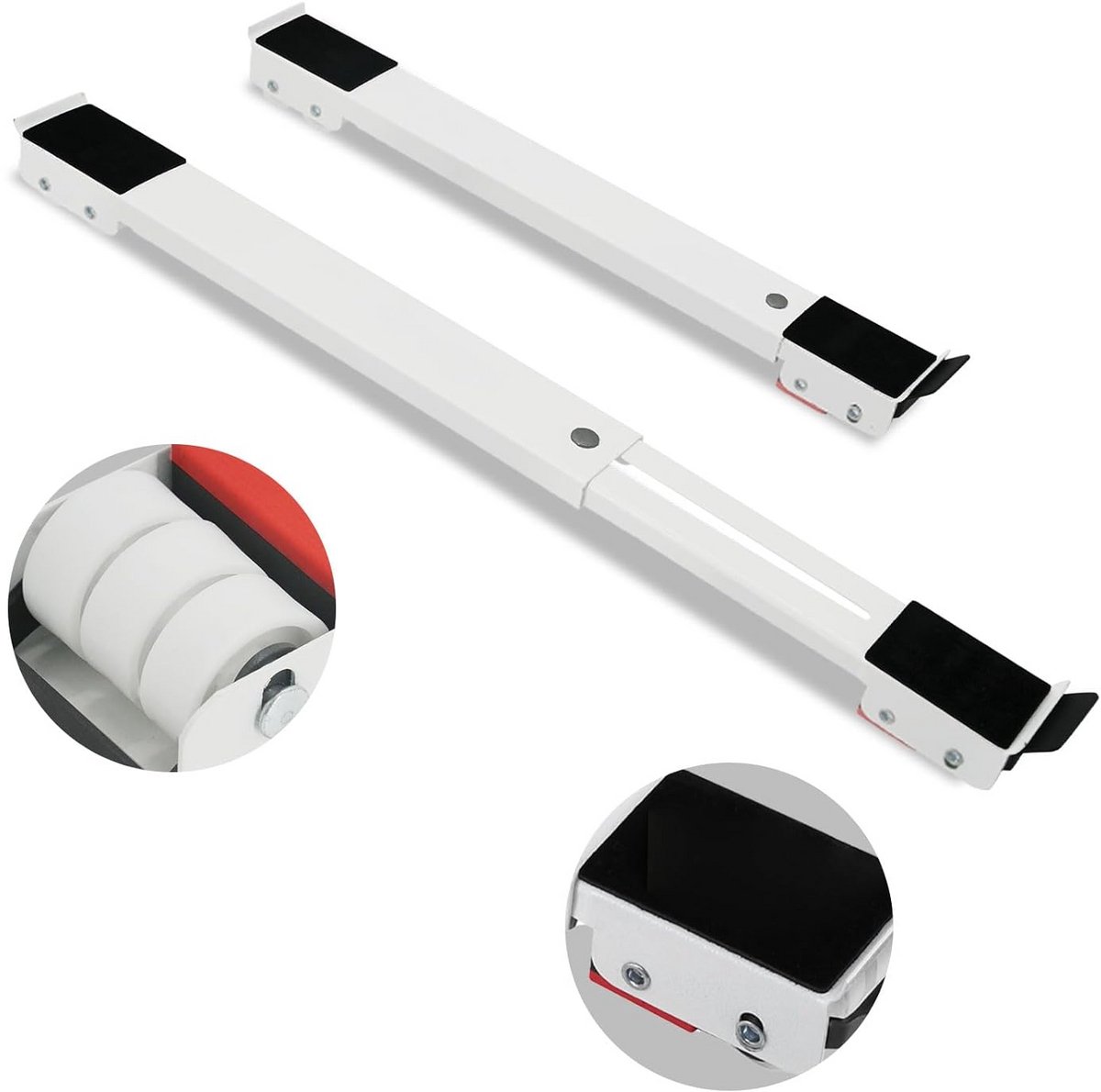 Verstelbaar Onderstel voor Wasmachine en Zware Apparaten (Set van 2) - Max 300kg