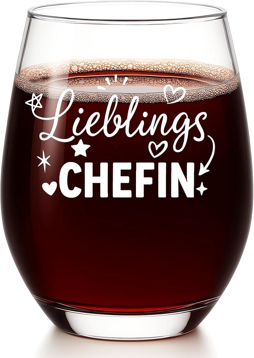 Luxe Wijnglas Cadeau voor de Beste Chef