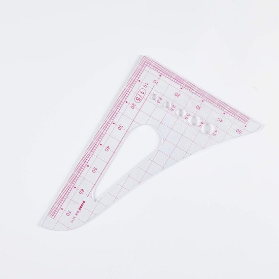 Proumhang 10 Stlye Plastic Fashion Liniaal Set Patroon Markeren Liniaal Kleding Meten Linialen Tool Kit De Heerser van Het Patroonontwerp Naaienreeks(Centimeter