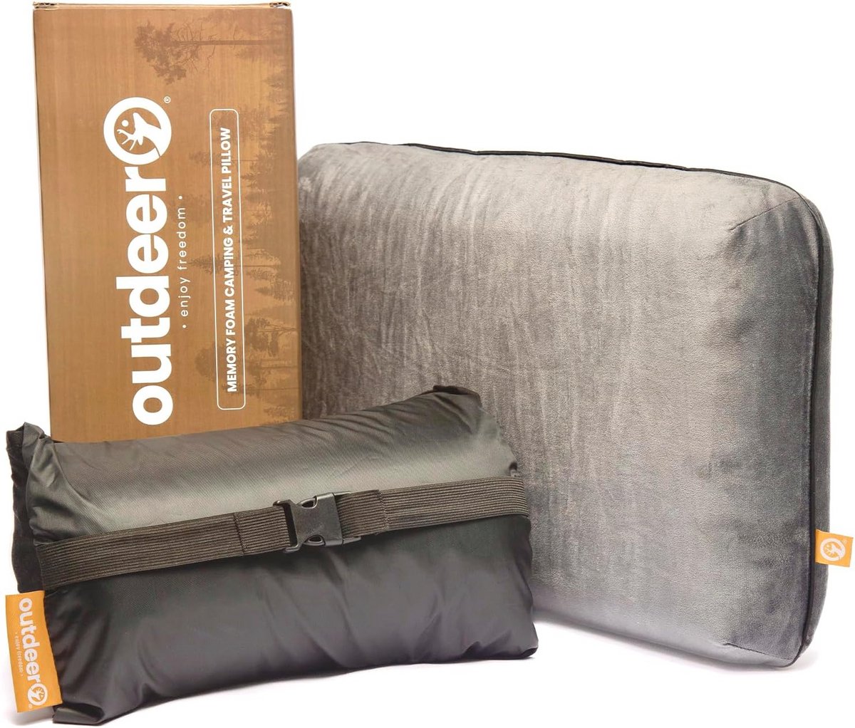 Camping Kussen van Geheugenfoam met Draagtas - Ergonomisch en Comfortabel voor Buitenactiviteiten