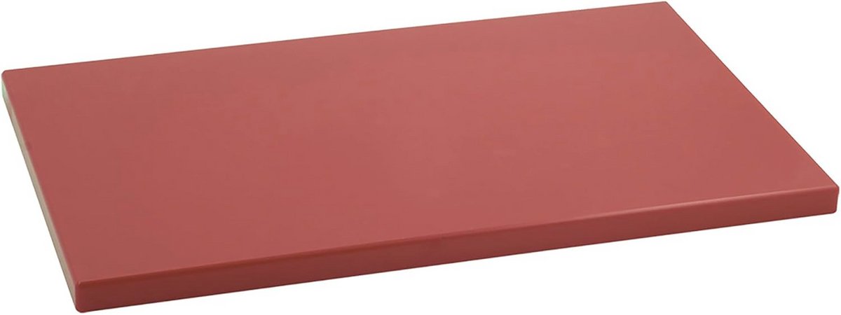 Snijplank van polyethyleen 50 x 30 cm - Bruin