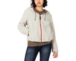 TIMEZONE Dames Jas Teddybont Capuchon Omkeerbaar Retrostijl Regular Fit