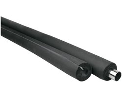 Buisisolatie, Buisisolatie 2m, zelfklevend, flexibele isolatie, 35 x 15 mm, zwart