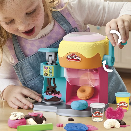 Play-Doh Donutshop-speelset, keukenspeelgoed, knutselen voor kinderen van 3+