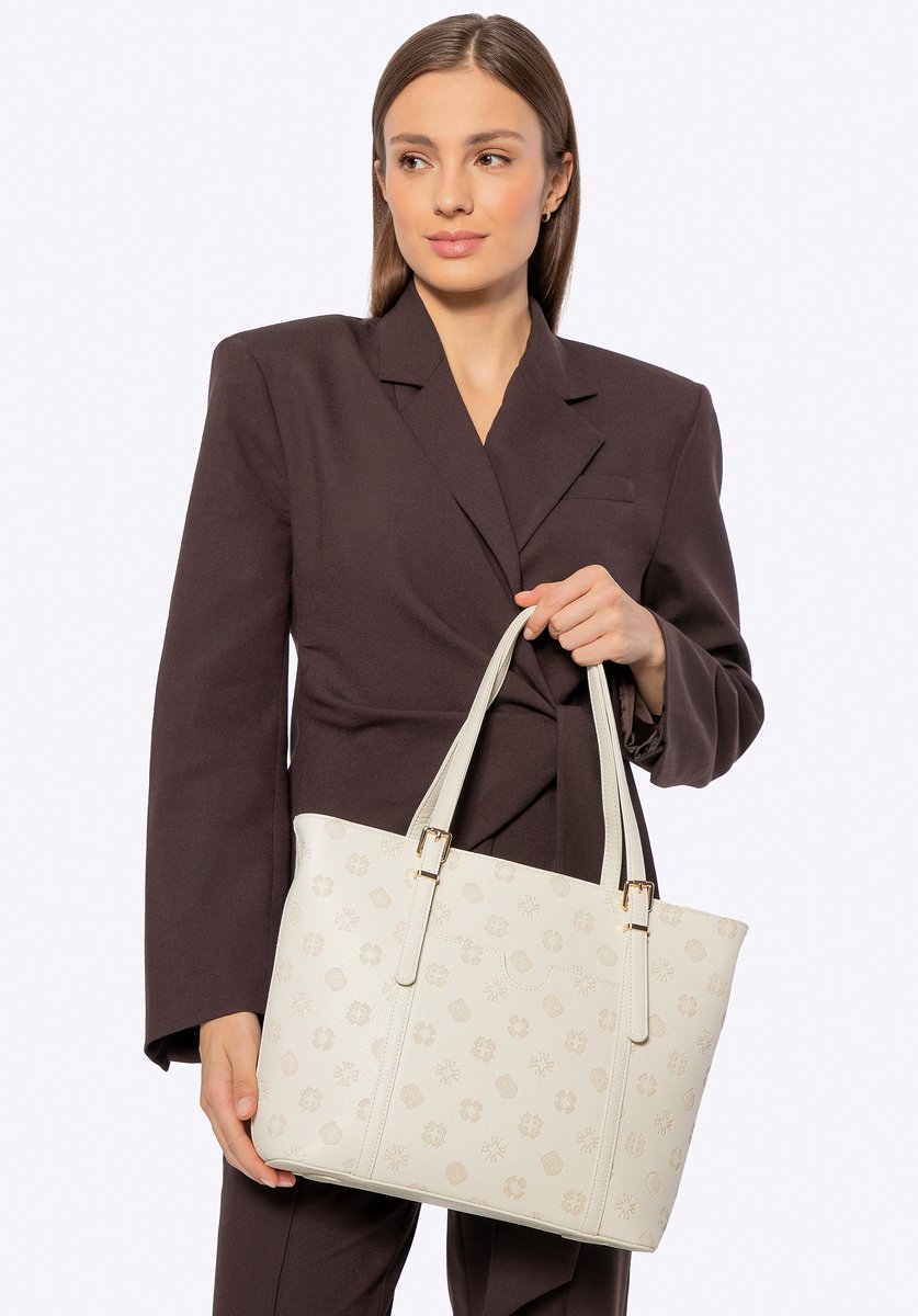 Wittchen Serie - Dames Shopper Tas - Krem - Imitatieleer - Met Embossing