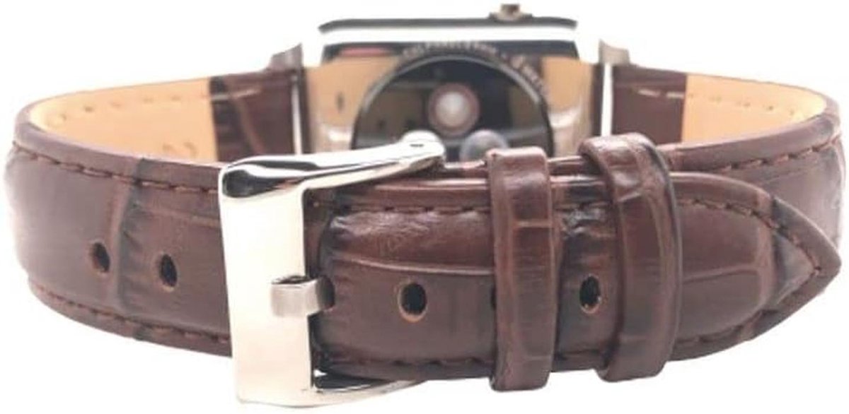 Leren Horlogebanden Krokodillenprint Ingriften Lang Speciale Referentie