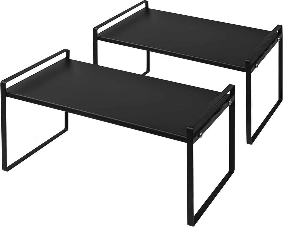 Stapelbare Kastplank Organizer - Ruimtebesparend Opslag Rack voor Keuken en Badkamer