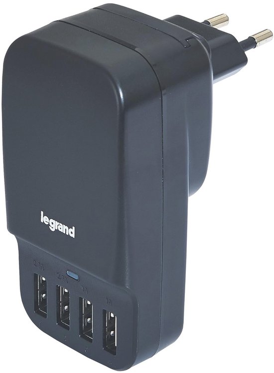 Smart wandcontactdozen met USB-poorten