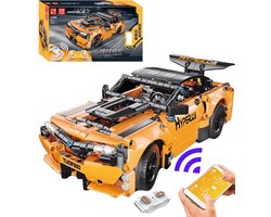Mould King 15006 Furious Dodge Challenger RC bouwset | Hot racing champion adventure | Technische speelgoed bouwpakketten voor volwassenen & kinderen | Auto met speed fast drifting wheels | remote niet geschikt voor Lego | Bouwdoos met 617 bouwstenen
