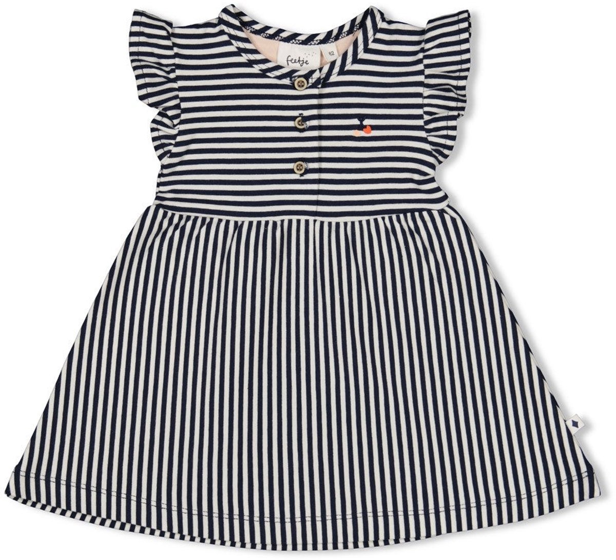 Jurk streep Marine - Mon Cheri